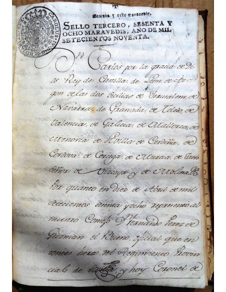 CREACIÓN DE UNA POBLACIÓN EN EL SITIO DE EL ROCÍO. AÑO DE 1790