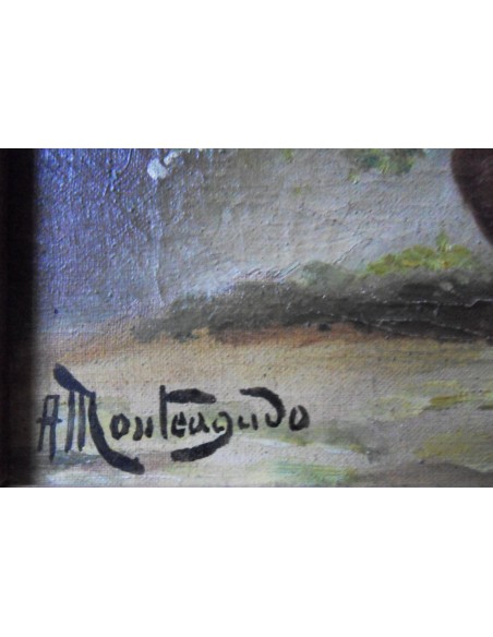 Florero. Óleo sobre lienzo