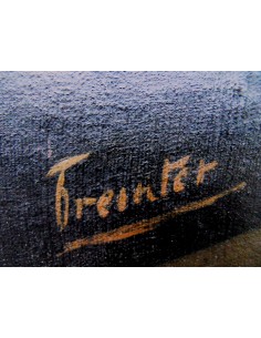 Huyendo del incendio. Óleo 2