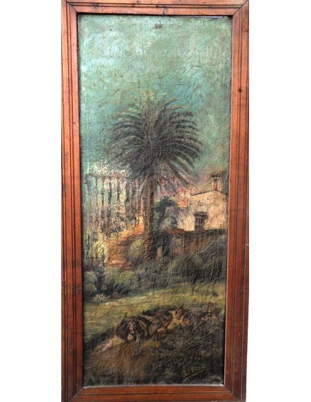 Paisaje con arrieros