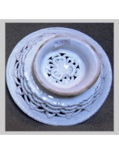 Frutero de loza calada y... 2