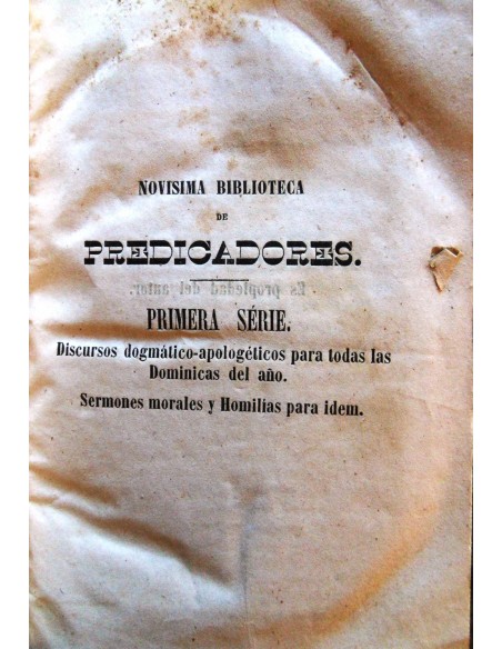 Novísima biblioteca de predicadores