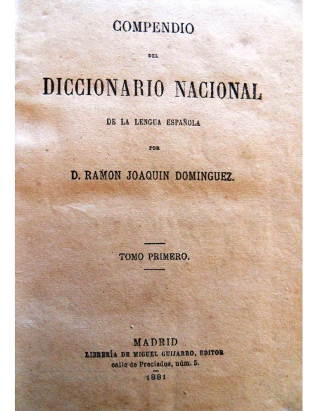Diccionario nacional