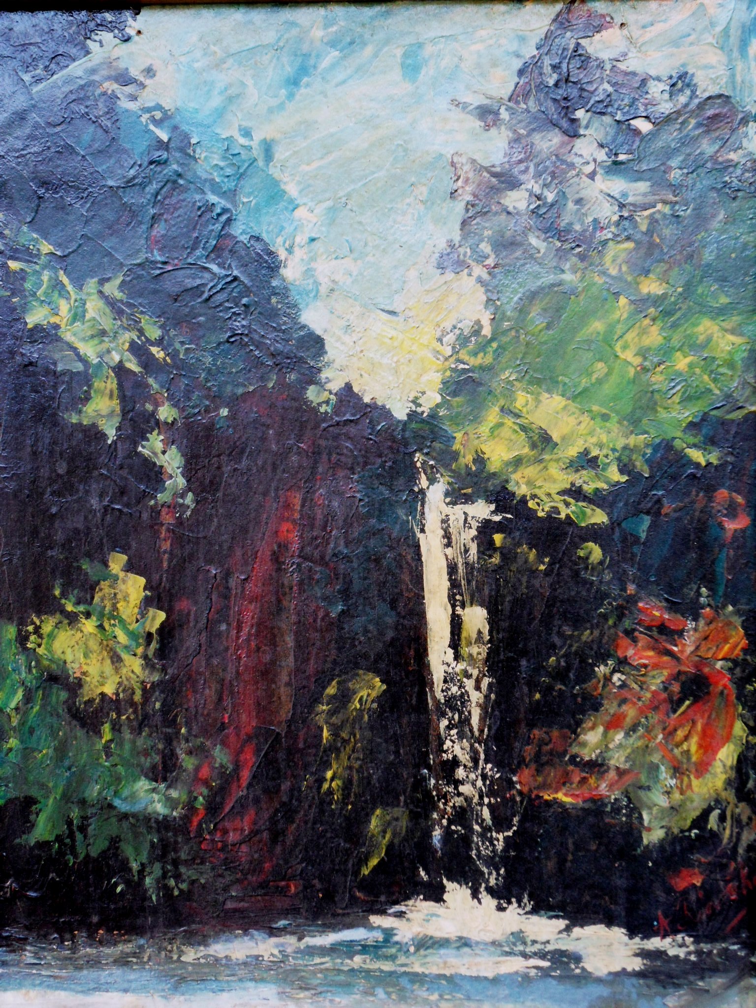 Agustín Riancho. Cascada.