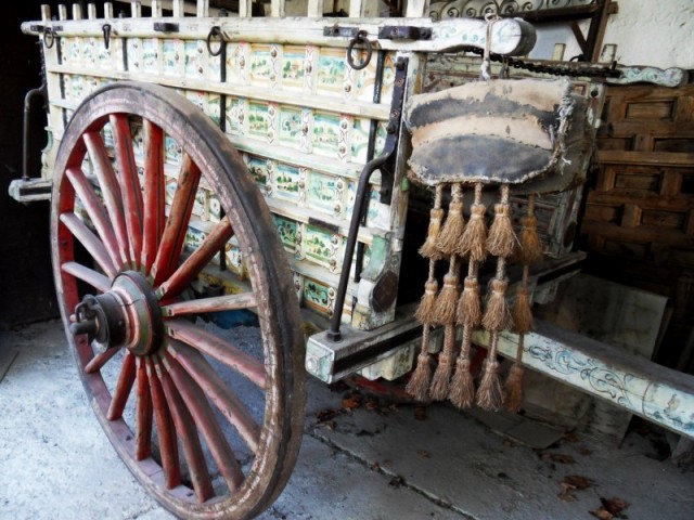 Carro de bueyes pintado